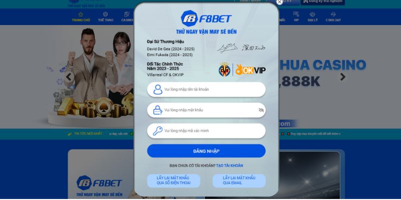 Cách đăng nhập F8BET an toàn - 3 bước đơn giản cần biết